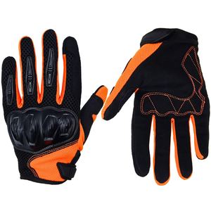 Guantes de Motocicleta Cómodos de Proveedor Directo, Guantes de Carreras Antideslizantes, Guantes de Conducción de Cuero de Alta Calidad, Servicio OEM - Product Image 1