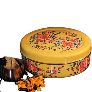 กล่องเครื่องเทศตั้งโต๊ะทำจากไม้ธรรมชาติสีสันสดใสพิมพ์ลายพรีเมียมพร้อมช่องแยกสำหรับเครื่องเทศและผลไม้แห้ง - Product Image 2