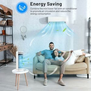 พัดลมตั้งโต๊ะแบบส่ายขนาด 14 นิ้ว พัดลมตั้งพื้นแบบตั้งโต๊ะพร้อม 3 ระดับความเร็วและตัวตั้งเวลา - Product Image 3