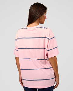T-shirts personnalisés vintage en coton/élasthanne pour femmes, style coréen, coupe ajustée – Design uni, couleurs et tailles personnalisables - Product Image 2