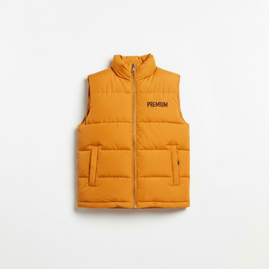 Chaleco de Invierno para Mujer con Logotipo Personalizado, Chaqueta Acolchada sin Mangas, Producción de Ropa OEM de Fábrica - Product Image 4