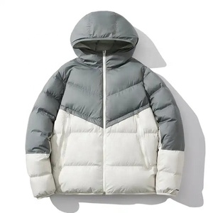 Veste polaire légère d'hiver décontractée pour hommes fermeture à glissière imperméable vêtements d'extérieur chauds vente en gros - Product Image 1