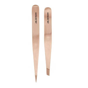 Pince à épiler oblique exclusive néon violet pince à épiler en acier inoxydable pince à épiler polyvalente haute précision - Product Image 2