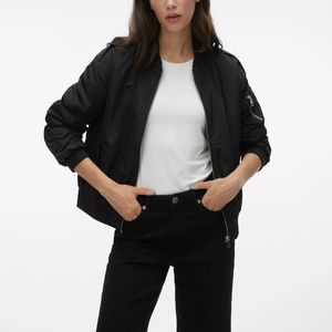 Long Sleeve 2026 Winter Warm Adult Size Women Bomber <b>Jacket</b> Hot Sale Windproof Custom Women Bomber <b>Jacket</b> OEM Design Serviced - Product Image 3