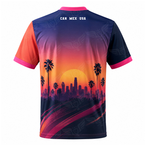 เสื้อฟุตบอลทีมไมอามี่ ซิตี้ สไตล์ 2026 สีชมพูฟลามิงโก สำหรับแฟนบอล เนื้อผ้าระบายอากาศดี แบบซับลิเมชั่น เหมาะสำหรับการแข่งขัน - Product Image 4