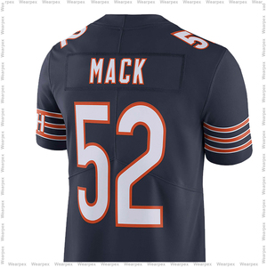 Wearpex Industry American Football Jerseys Custom Made Sublimation Transfer Print 100% Polyester Quick Dry Breathable V-neck - Product Image 5