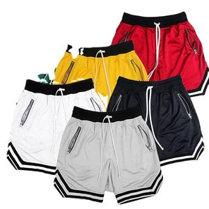 Custom Mesh Double <b>Layered</b> Shorts for Men Fully Breathable High Street 2024 Streetwear Sportswear - Product Image 1