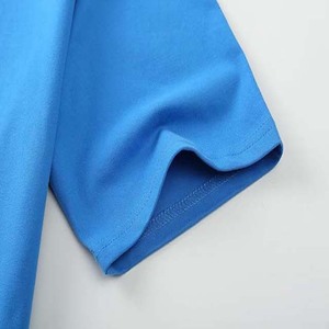 T-shirt unisexe bleu ciel foncé pour le fitness et la gym, idéal pour le jogging et l'entraînement, ultra confortable - Product Image 3