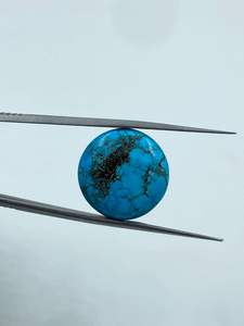 Turquoise bleue naturelle ronde 20 mm CTS-23.85 pour pendentif, pierre brute, approvisionnement en vrac d'Inde, exportateur à prix imbattable - Product Image 3