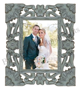 Nouveau conçu sculpté à la main solide manguier bois bébé cadre Photo en bois famille cadre Photo décor de noël et cadeaux cadres photo - Product Image 4