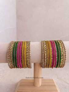 Fashion Trendy Islamic Jelly Bangles Set for Women Transparent Colorful Stackable <b>Bracelets</b> Lightweight Wedding Jewelry Gift - Product Image 4