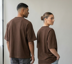 T-shirt ample à coupe carrée, manches tombantes, t-shirts unisexes pour hommes et femmes, 100% coton, col rond, t-shirt ample unisexe - Product Image 2