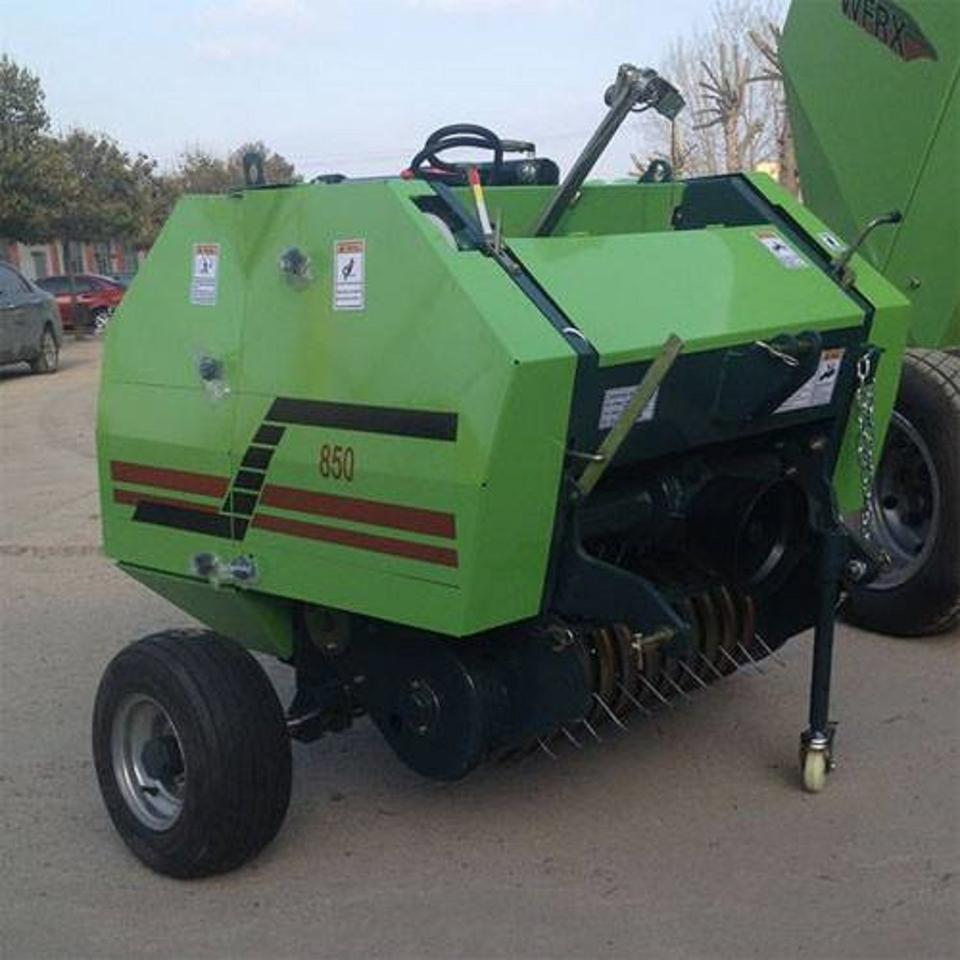 Motor Life Testing Unit Heavy Duty Mini Round Baler Machine For Hay And Forage With Robust ...