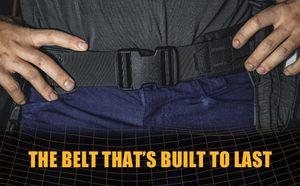 Heavy Duty Utility Waist Belt with <b>Pouches</b> Adjustable Outdoor Gear Belt for Hiking Camping <b>Work</b> - Product Image 5