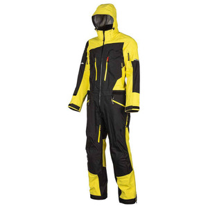 Custom <b>Retro</b> Rainbow Stripe One Piece <b>Ski</b> <b>Suit</b> <b>Men</b> Women Waterproof 10,000mm Windproof PP Cotton Filled ZIP Collar Snowsuit - Product Image 6