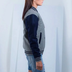 2026 New Arrival Hooded Bomber College <b>Jackets</b> Breathable <b>Canvas</b> 100% Cotton Casual <b>Work</b> Wear for Winter - Product Image 3