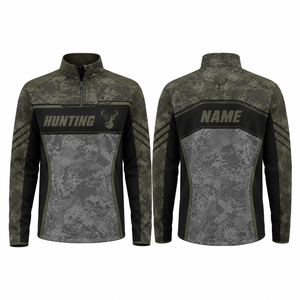 Veste softshell de chasse pour homme MEGAMAPLE, manches longues, impression par sublimation, respirante, anti-humidité, polyester, motif floral d'automne - Product Image 1