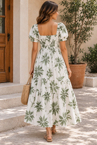 Women's Floral Print <b>Sleeveless</b> Maxi <b>Dress</b> Others Neck A-Line Boho Style Breathable Eco-Friendly Viscose Casual <b>Summer</b> <b>Dress</b> - Product Image 3
