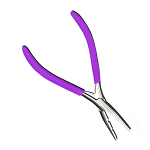Alicates profesionales para extensiones de cabello, para aplicación y extracción de microanillos y cuentas, herramienta de salón duradera con agarre cómodo - Product Image 3