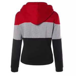 Sweat à capuche pour femme OEM ODM personnalisé, haute qualité, prix d'usine, durable, doux, respirant, confortable, vêtements de sport décontractés, streetwear - Product Image 3
