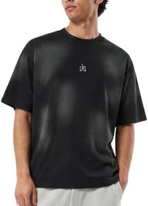 Camiseta cómoda para hombre, 100% algodón, con logo personalizado impreso, cuello redondo, manga corta, transpirable, corte regular. - Product Image 6
