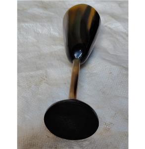 Mug en verre artisanal en forme de corne, naturel, écologique, grande capacité, compatible lave-vaisselle et micro-ondes, réutilisable, pour café, thé, bière, unique et rustique - Product Image 2