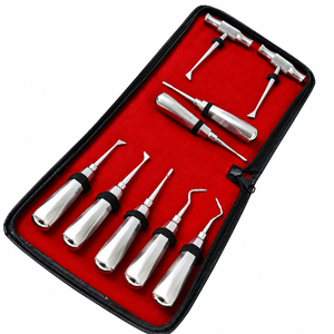Nouveau Kit d'Instruments Chirurgicaux en Acier Inoxydable pour Extraction Dentaire : Forceps et Élévateurs Manuels pour l'Extraction des Dents Professionnelle - Product Image 5