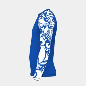 Custom Eco-Friendly Unisex Long Sleeve MMA BJJ Rash Guard Active Wear | Professional <b>Compression</b> Sportswear Spandex/Polyester - Product Image 4