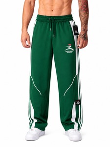 Precio al por mayor: Pantalones de lona 100% algodón, casuales, cómodos, de pierna ancha, doble cintura, transpirables, ecológicos, antiarrugas, de secado rápido. - Product Image 1