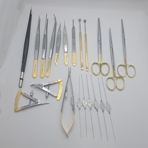 Oferta Especial: Set de 21 Instrumentos Quirúrgicos Oftálmicos para Blefaroplastia y Cirugía de Párpados - Product Image 1