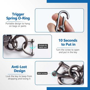 Accessori per Chiavi Auto Infiniti, Custodia in Pelle Premium per Chiavi, Compatibile con EX25 FX35 FX37 X50 G25 G35, Portachiavi Sostitutivo - Product Image 4