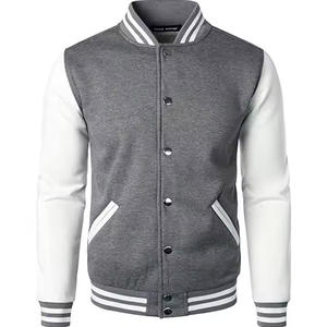 Chaqueta Varsity Premium de Estilo Nuevo para Hombre, Chaqueta de Invierno de Mezcla de Algodón con Logotipo Personalizado, Talla Grande, Venta al por Mayor, Deportes al Aire Libre - Product Image 1