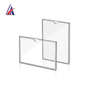 Best Supplier Guarantee Clear 3mm A5 Acrylic Pocket <b>Wall</b> <b>Display</b> Sign Holder Brochure Leaflet Frame Home Decor OEM B2B Factory - Product Image 4