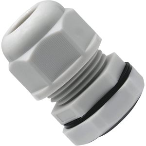 NARANG AUTOMATION-Presse-étoupe étanche IP68 Connecteur en nylon plastique gris avec poignée de cordon et contre-écrou PGPG21 Modèle Inde - Product Image 2