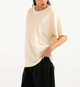 Camiseta de Manga Corta para Hombre y Mujer, 100% Algodón, Color Puro, 180g, con Impresión de Logotipo Personalizado, Venta al Por Mayor - Product Image 5