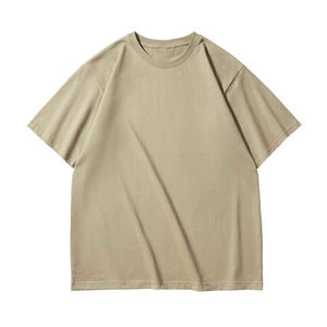 T-shirt en coton uni pour homme, léger, respirant, à manches courtes, col rond, décontracté, idéal pour la personnalisation - Product Image 5