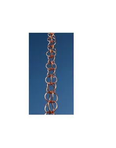 Cadena de Lluvia de Hierro Hecha a Mano para Drenaje Decorativo de Agua en Jardines, Casas y Patios Durante el Clima Lluvioso - Product Image 2