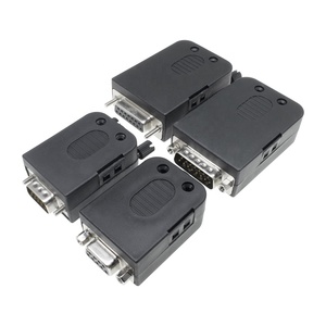 Conector DB25 de alta calidad, terminales de ruptura de 25 pines, tipo tornillo hembra sin soldadura, carcasa de latón niquelado, negro - Product Image 4