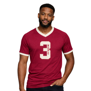 Camiseta Kappa Alpha Psi Klub con Cuello en V, Ropa de Fraternidad Griega con Ribete en Contraste Clásico, Comodidad Premium y Ajuste Elegante - Product Image 1