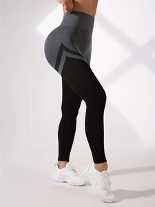 Leggings de yoga souples pour femmes, taille haute, en nylon, pantalons de yoga athlétiques, fabricant de leggings de fitness et d'entraînement ODM - Product Image 3