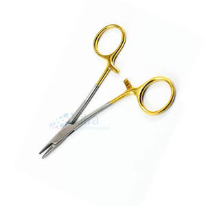 Juego de Portaagujas Manuales de Acero Inoxidable, Certificación CE, Alta Calidad, Reutilizables, Ligeros, para Uso Quirúrgico, Vitra VI-NH-07 - Product Image 3