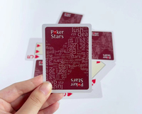 Jeu de cartes personnalisées, impression de cartes de poker, double face, haute qualité, finition brillante, coins arrondis, CMYK, 4 couleurs, boîte en papier