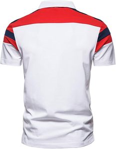 Camisas de Hombre al por Mayor de Alta Calidad, Tejido de Punto Sólido, Casual, Transpirable, Tallas Grandes, Logotipo Bordado Personalizado - Product Image 2