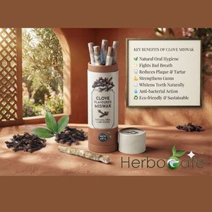 Cepillo de Dientes Herbal Premium con Sabor a Clavo, Miswak con Sabor a Clavo para una Limpieza Dental Eficaz y Cuidado Bucal Duradero - Product Image 2