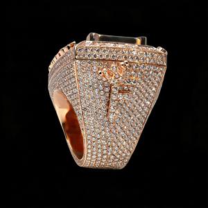 Anillo de Compromiso de Oro Sólido de 18K con Perla de Agua Dulce y Piedras Naturales, Diseño Animal, Chapado en Rodio de Lujo, AMBER JEWELS - Product Image 2