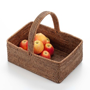 Cesta de Mimbre Tejida a Mano para Picnic y Pascua, Cestas de Almacenamiento Hechas a Mano, Mimbre Natural, Modernas y Multifuncionales, Hechas en Vietnam - Product Image 2