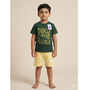 Conjunto de Pantalones Cortos para Niños Stockify de la Mejor Calidad, Camiseta y Pantalones Cortos Cómodos y Casuales, Conjunto a Juego para Niños, Ropa Elegante en Venta - Product Image 1