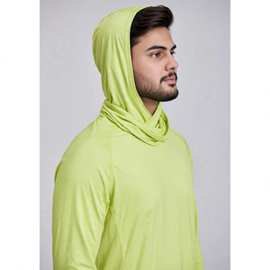 Sudadera con Capucha de Pesca Personalizada Sublimada para Hombre, Camisa de Pesca con Protección Solar, Camisa de Pesca de Manga Larga para Exteriores con Logotipo Personalizado - Product Image 4