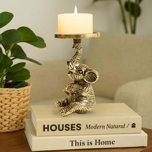 Support de bougie en forme d'éléphant The Glow Edit, résistant à la chaleur, décoration d'intérieur - Product Image 2