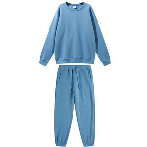 ชุดวอร์มมีฮู้ดผ้าฟลีซแบบสวมใส่สบายสำหรับฤดูหนาว ไซส์ใหญ่พิเศษ พร้อมโลโก้สั่งทำได้ สำหรับผู้หญิงและผู้ชาย - Product Image 2